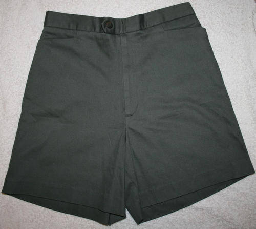Khaki High Waist Shorts