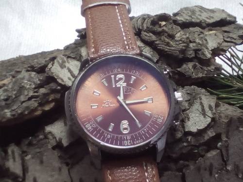 Luxury Mens Kiakoo Leather Band Watch