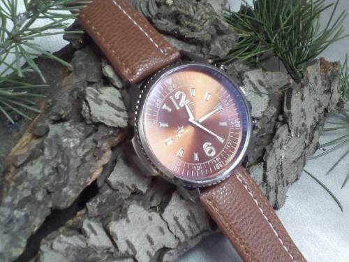 Luxury Mens Kiakoo Leather Band Watch