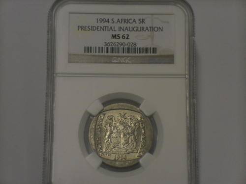 1994 - PRESIDENTIAL INAUGURATION - MS 62 - NGC GRADED.
