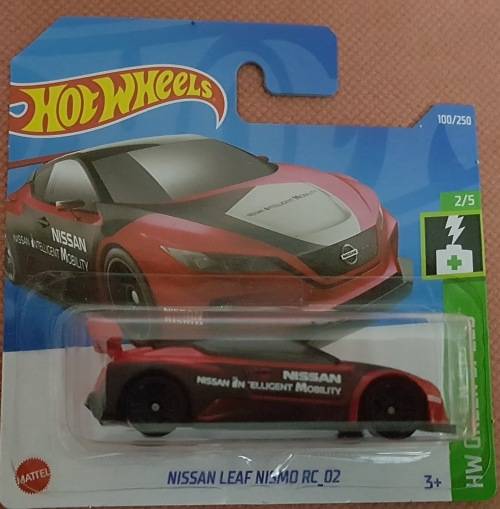 Nissan Leaf Nismo RC02 Hotwheels diecast model car scale 1:64