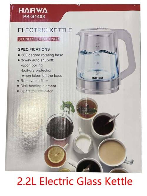 2.2L Electric Glass Kettle