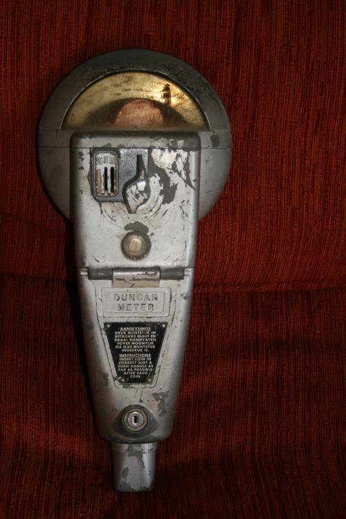 Duncan parking meter in original condition