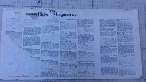 Complete set of 20 Shell Man in flight Commemorative coin collection in display card.