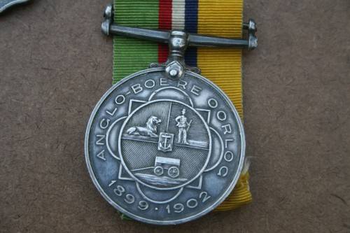 Anglo Boer war medal , WW2 Medals and SA Army set to Father and son