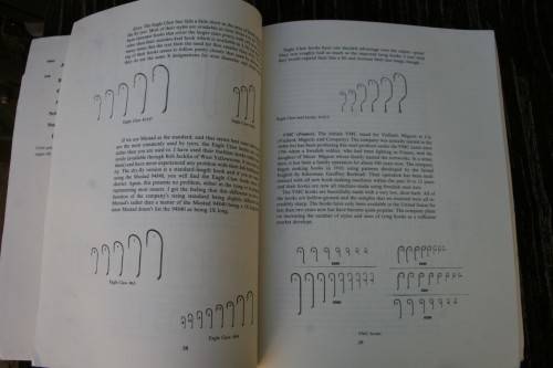Vintage Mustad Viking Fly tying hooks + Expert Fly Tying Book