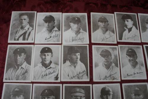 The South African Cricket Touring team British Isles 1929  Cigarette cards