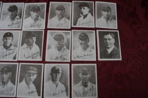 The South African Cricket Touring team British Isles 1929  Cigarette cards