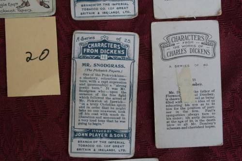 Characters From The Works of Dickens  Cigaret cards