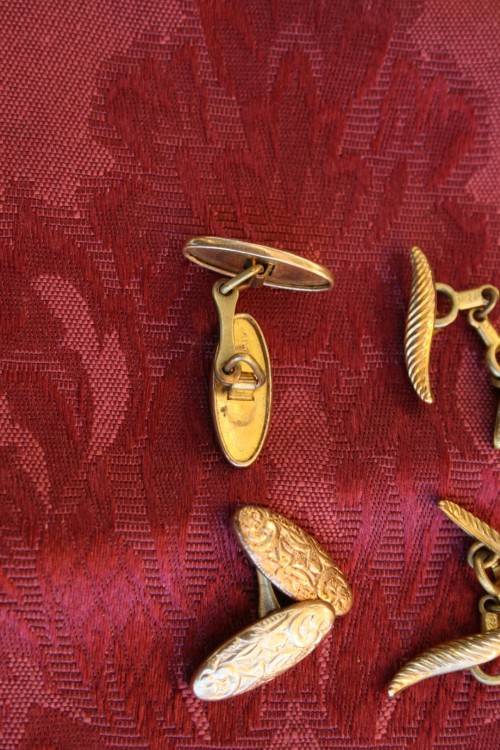 2 sets of antique Cufflinks
