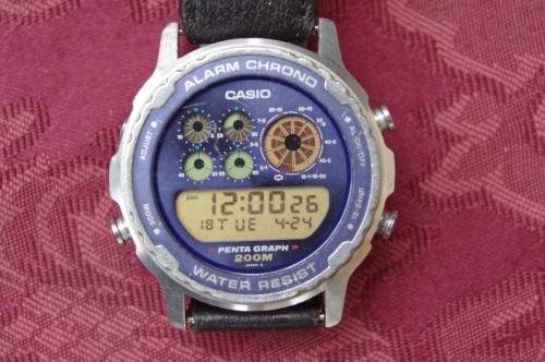 Casio Penta Graph 200m watch Working order