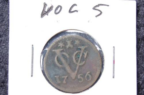 Original 1756 VOC coin