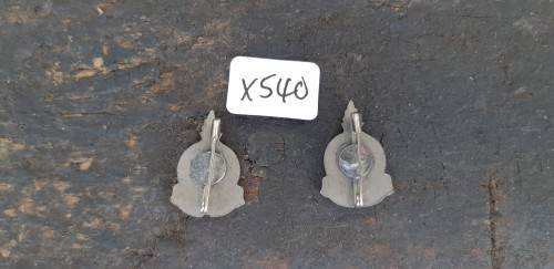 Very Rare Voortrekker collar badges.