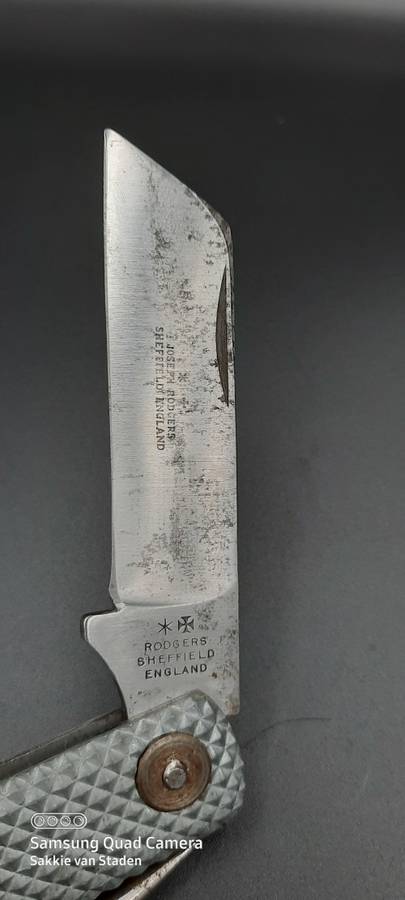 Navy Pocket knife, Never been sharpened . Rodgers Sheffield