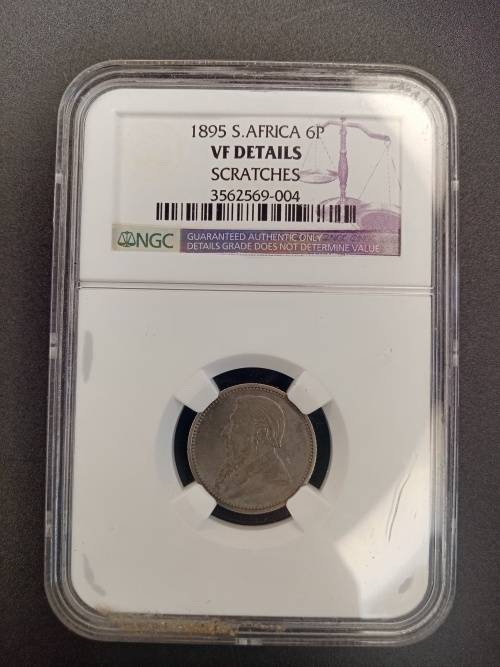 1895 ZAR 6P COIN