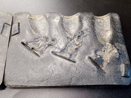 Lead molds for lead soldiers