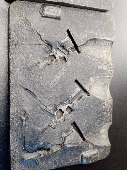 Molds for lead soldiers
