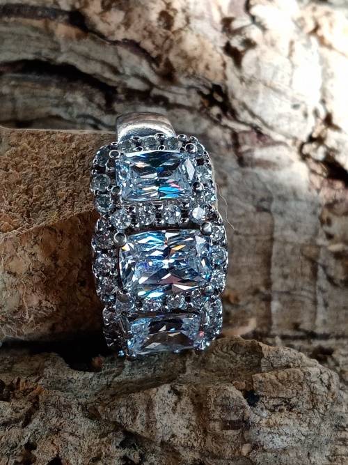 Ladies ring sterling silver Size L