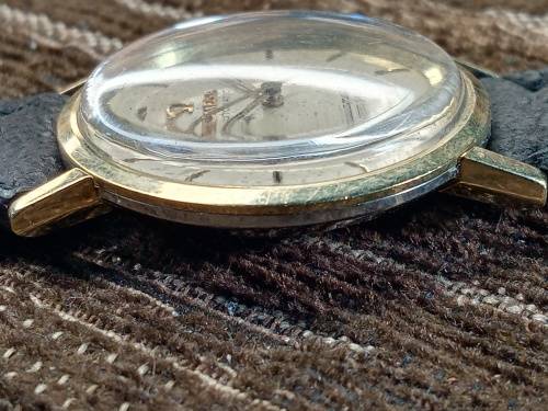 Omega seamaster De Ville wrist watch original crown 32mm ex crown WORKING