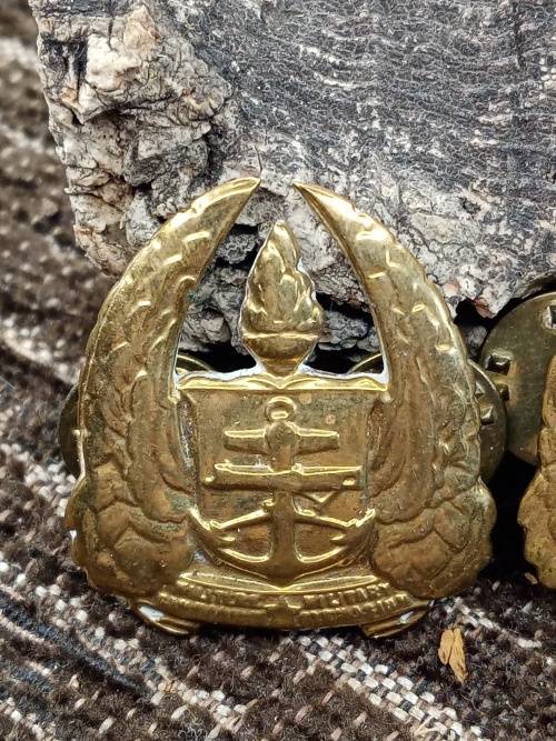 Set of two badges military gymnasium