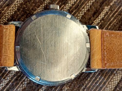 Rotary wrist watch manual wind starburst texture dial 35mm ex crown WORKING