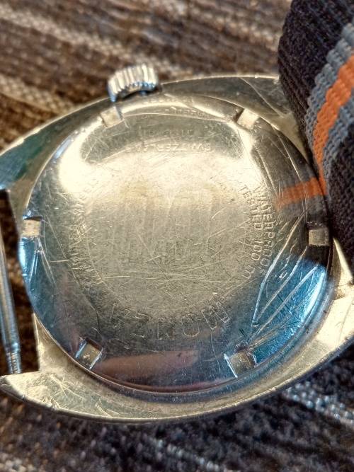 Rotary GT Monza wrist watch ghosted bezel 38mm ex crown WORKING