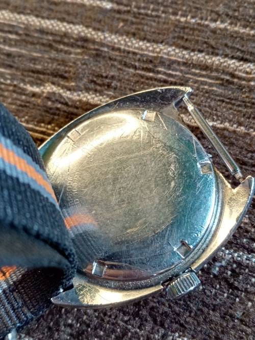 Rotary GT Monza wrist watch ghosted bezel 38mm ex crown WORKING