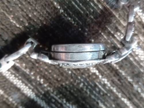 Sterling Silver and Marasite antique ladies watch