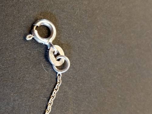 Sterling silver Eternity Bracelet 19cm