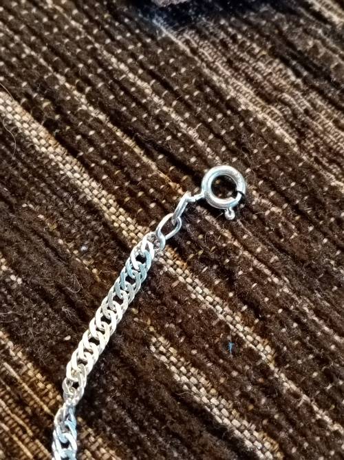 Sterling silver bracelet 19.4cm