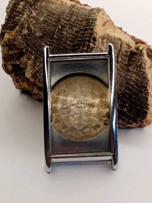 New old stock watch cases no crystal length: 38mm width: 26mm