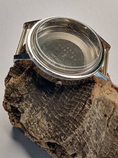 New old stock watch case crystal intact Size: 33mm ex crown