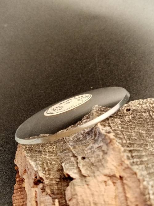 Domed pocket watch crystal thick size: 408