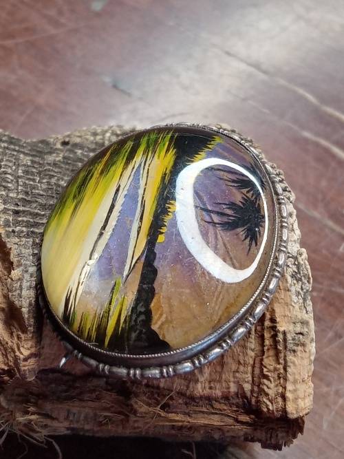 Butterfly wings brooch 39mm by 30mm