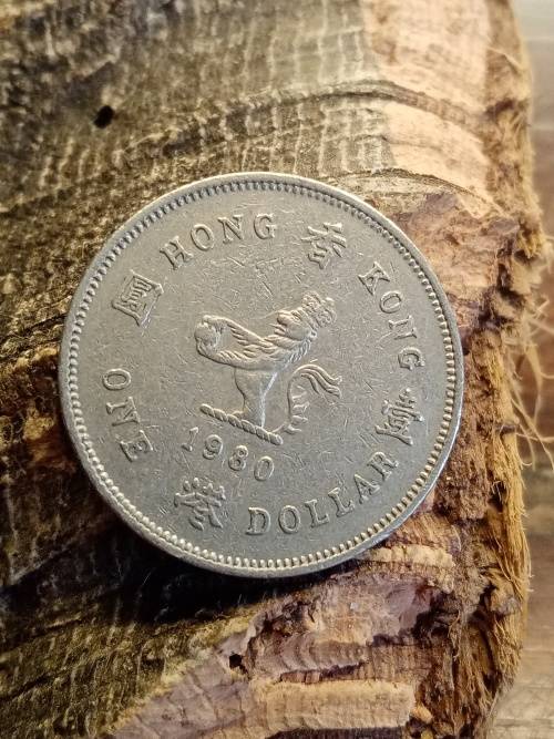 Hong Kong One Dollar 1980