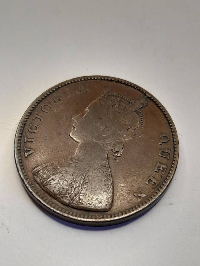 India  - British 1/2 Anna 1862