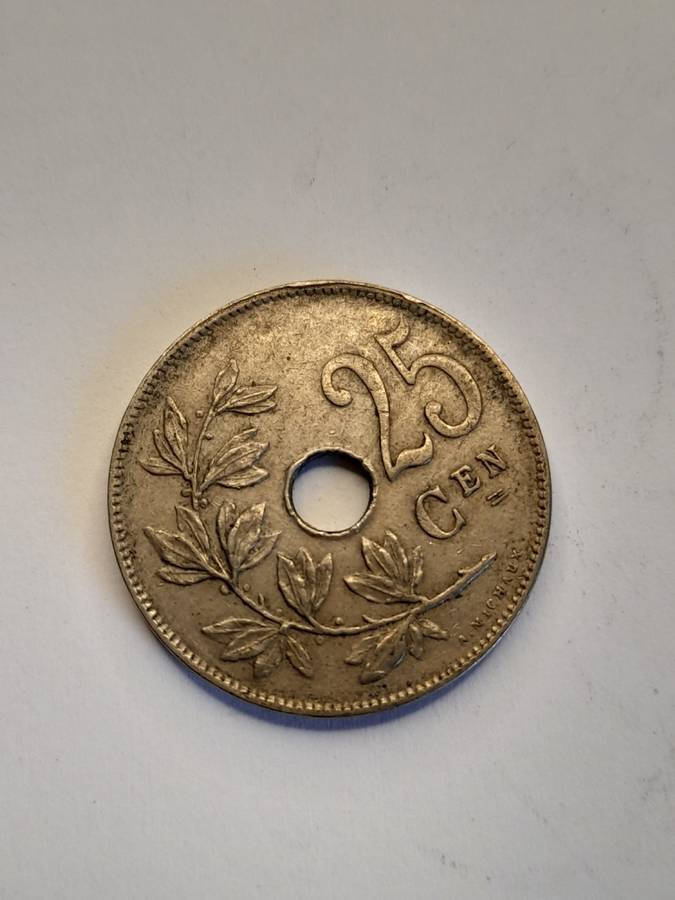 Belgium 25 centimes 1928