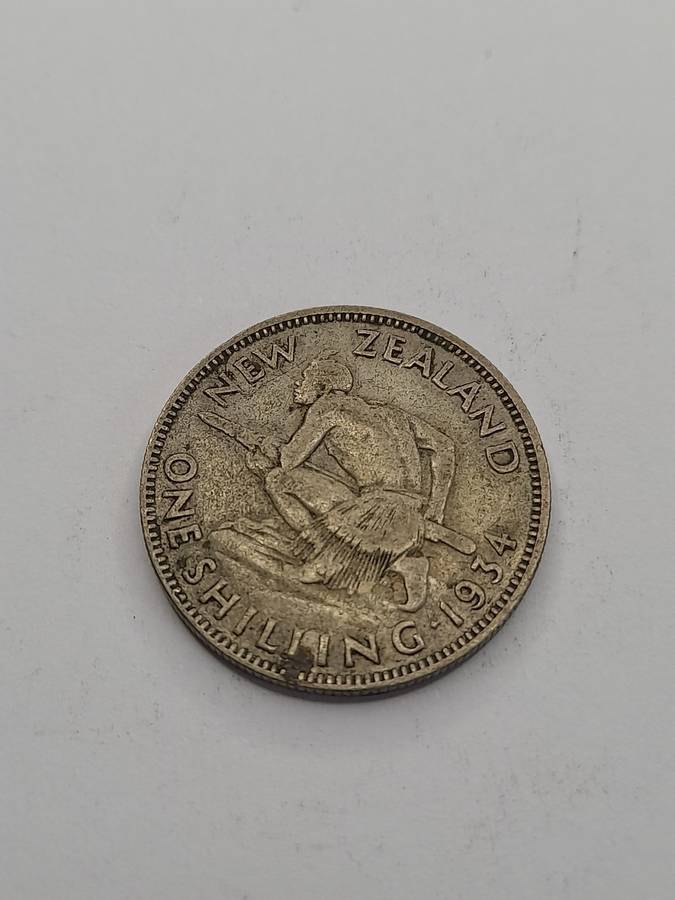 New Zealand 1934 one shilling