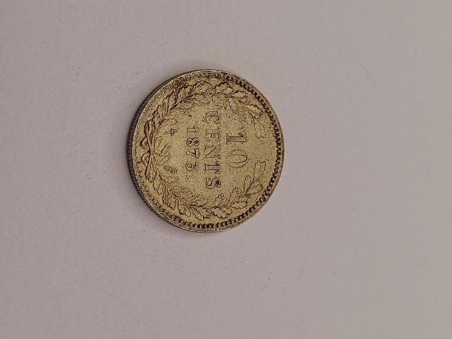 Netherlands 10 cents 1873