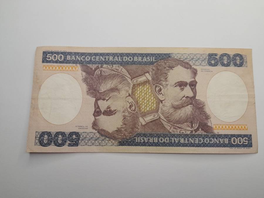 Brazil 500 cruzeiros 1981/1985