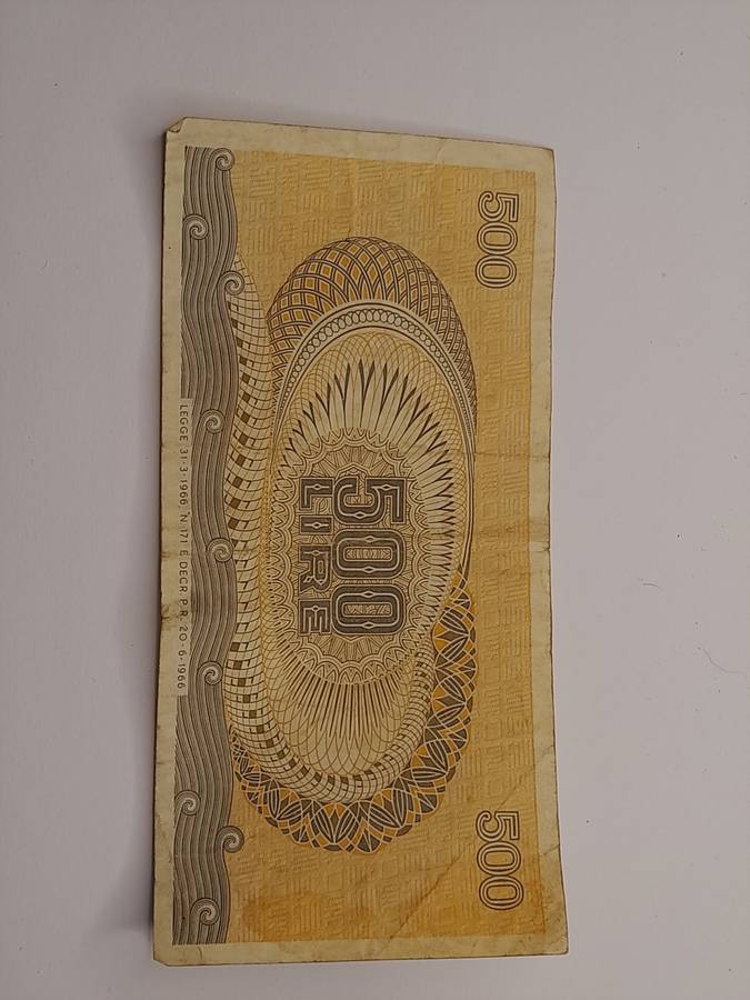 500 Lire Italy 1966