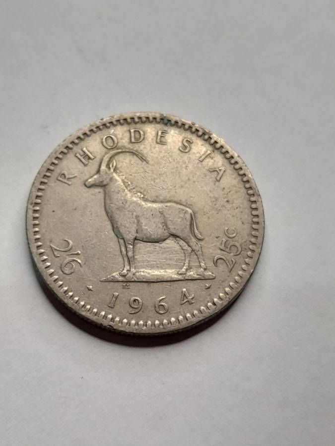 Rhodesia 2 1/2 Shilling 1964