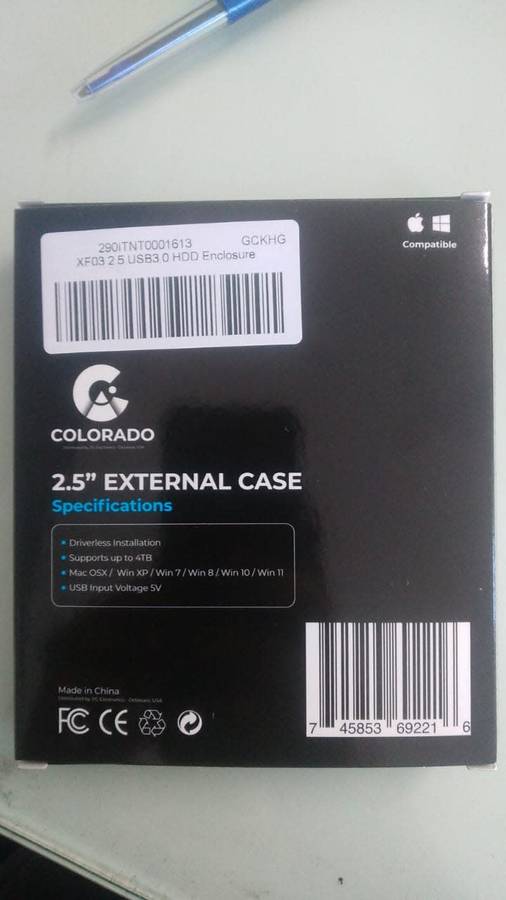 SSD/HDD External Case 2.5`