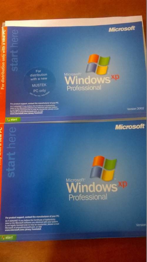 Windows XP sp1 OEM DISC