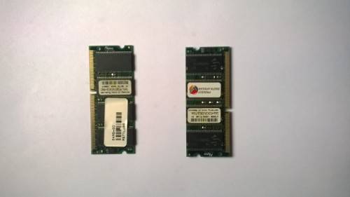 Fujitsu HDD 20GB and notebook ram ("Vintage")