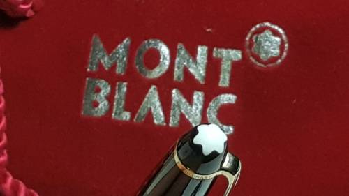 SapphireCoastJewels - Mont Blanc Meisterstuck - Gold-Coated Classique Ballpoint Pen