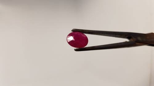 SALE!!!!     4.00ct CERTIFIED NATURAL Ruby - Purplish Red