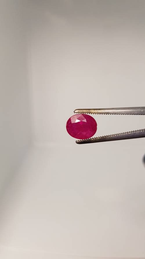 SALE!!!!     4.00ct CERTIFIED NATURAL Ruby - Purplish Red
