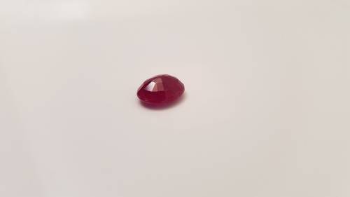 SALE!!!!     4.00ct CERTIFIED NATURAL Ruby - Purplish Red