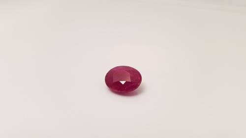 SALE!!!!     4.00ct CERTIFIED NATURAL Ruby - Purplish Red